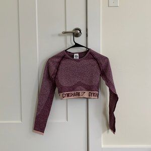 Gymshark Flex Cropped Long Sleeve Workout Top